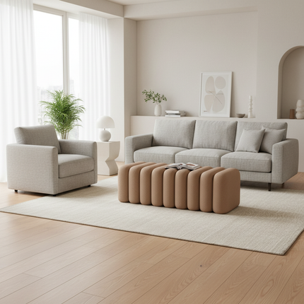 UVR Shoe Changing Bench Light Luxury Doorway Entrance Chair Living Room Sofa To Footrest Chair Bedroom Bed End Bench Furniture - gallery 1