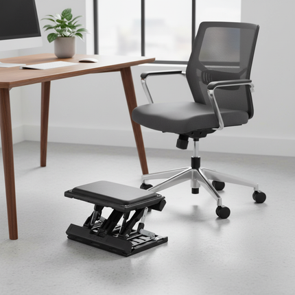 Scalebeard Under Desk Foot Rest at Work Height Adjustable Infinite Angle Ergonomic Foldable Footrest for Office Gaming - gallery 1