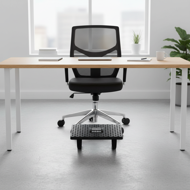 Portability Foot Rest Under Desk Footrest Ergonomic Foot Stool with Massage Rollers Foot Rest for Home Office Work Fast Ship - gallery 1