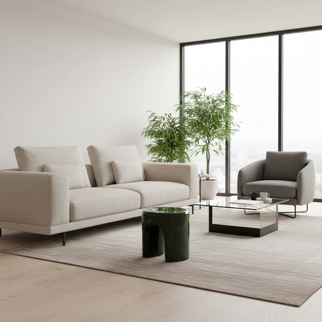 Nordic Simple Round Stool Creative Side Table Stool for Home Living Room Designer Low Stool Popular Small-sized Apartment - gallery 1