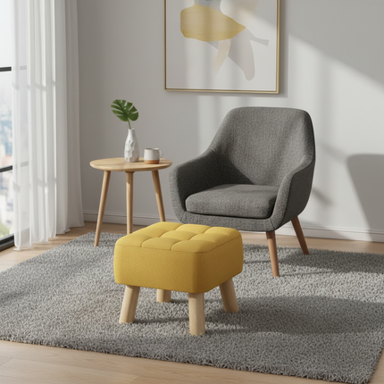 Solid Low Stool For Kids Foot Stool Durable Round Nesting Stools Comfortable And Soft Toddlers Playroom And Daycare House hold - gallery 1