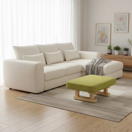 1Pc Creative Small Wood Stool Foot Rest Sofa Living Room Chair - gallery 1