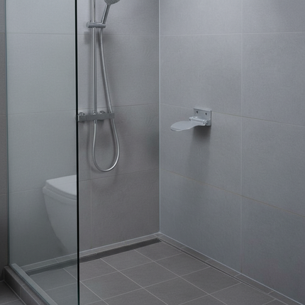 1PC Wall-mounted Shower Foot Rest Bathroom Pedals Non-slip Footstool Pedestal Pedals Elderly Pregnant Bath Stool Holder - gallery 1