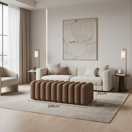 UVR Shoe Changing Bench Light Luxury Doorway Entrance Chair Living Room Sofa To Footrest Chair Bedroom Bed End Bench Furniture - gallery 1