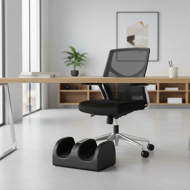 Electric Foot Massager Shiatsu Kneading Deep Tissue Relax Heated Roller Calf Pain Relief Fatigue Muscles Vibrator Machine Health - gallery 1