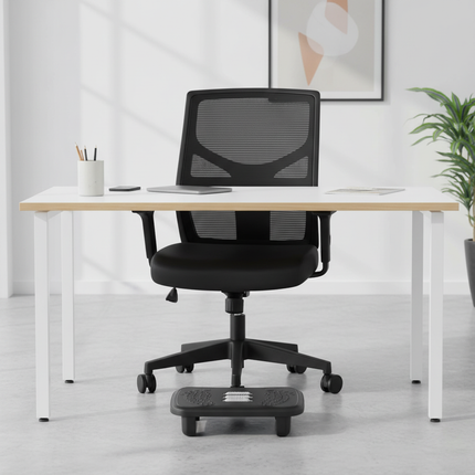 Portability Foot Rest Under Desk Footrest Ergonomic Foot Stool with Massage Rollers Foot Rest for Home Office Work Fast Ship - gallery 1