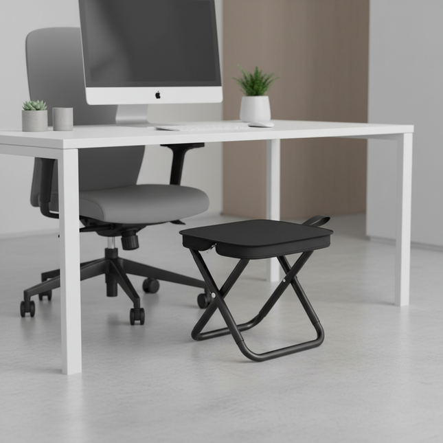 Foldable Backpack Stool Portable Folding Stool With Carry Bag Lightweight Mini Easy Carry Outdoor Chair For Travel For Travel - gallery 1