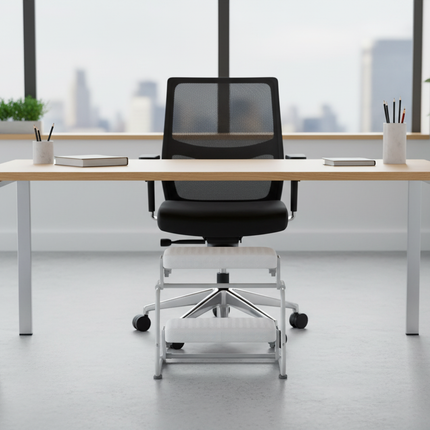 Ergonomic Adjustable Foot Rest Stool - Anti-Slip Office Footrest Pregnancy Safe Floor Pedal for Home/Work Desk Comfort - gallery 1