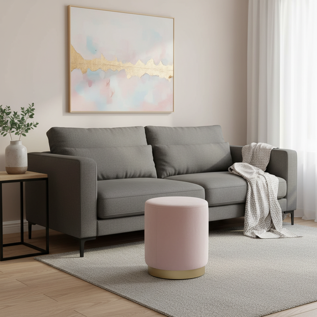 Modern Soft Velvet Bed Footrest Stools Ottomans Entrance-hall Shoes Stool Living Room Furniture Dresser Chair Pouf Footstool N - gallery 1