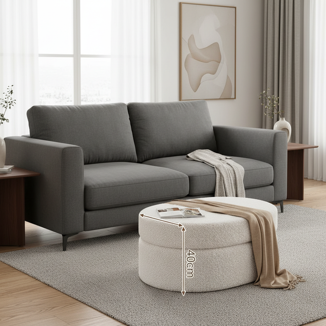 Home Furniture Stool Creative Storage Boxes Lamb Cashmere Hallway Bench Advanced Foot Seat Multifunctional Shoe Changing Stool - gallery 1