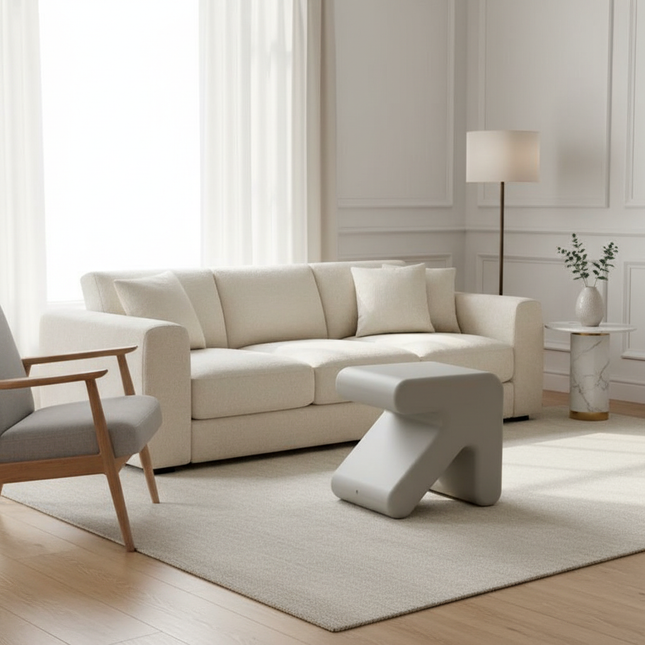 Warming New Style  Modern Simple Arrow Stool Creative Plastic Small Love Stool Fitting Room Door Shoe Stool Rest Stool - gallery 1