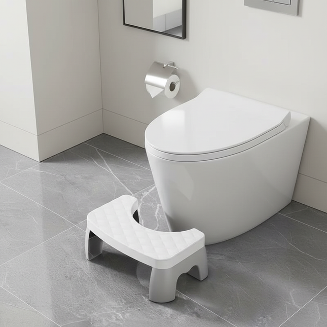 Toilet Potty Stool Anti-slip Toilet Footstool Bathroom Toilet Assistance Step Stools for All Ages Bathroom Supplies - gallery 1