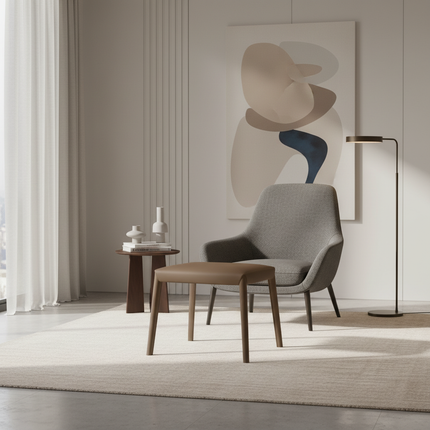 French Footstool Saddle Leather Stool Home Stackable Bench Living Room Small Stools Entrance Porch Shoe Changing Stools - gallery 1