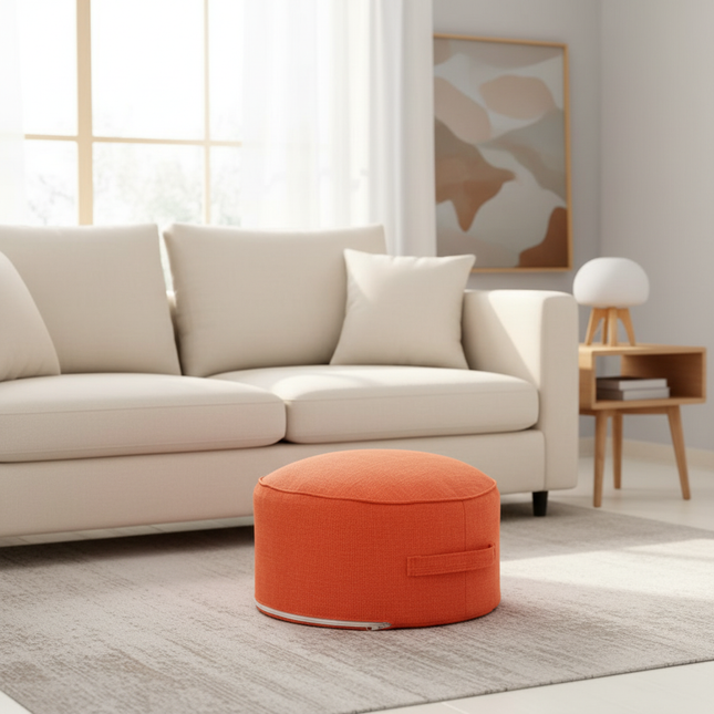 Tea Ceremony Floor Poufs With Fillings Cotton Linen Tatami Footstool Ottoman Thicken Meditation Cushion Yoga Round Cushion Futon - gallery 1