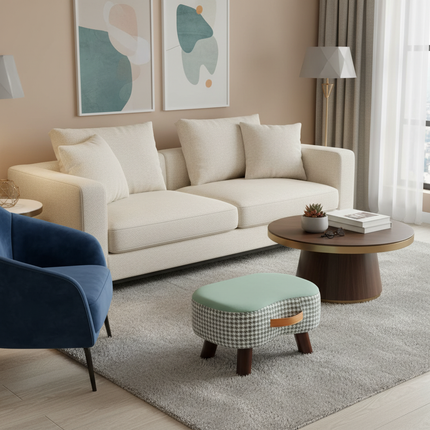 Sofa Footrests Soft Bag Chair Simple Change Shoes Stool Living Room Coffee Desk Footrest Repose Stools Small Table Low Chairs - gallery 1