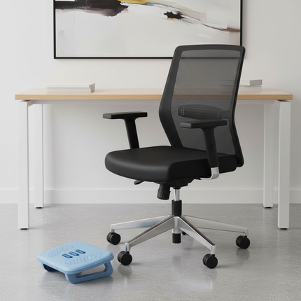 Foot Rest Under Desk Leg Rest with Roller Massage Foot Nursing Stool Foot Stool for Car Computer Desk Women Men Living Room Home - gallery 1