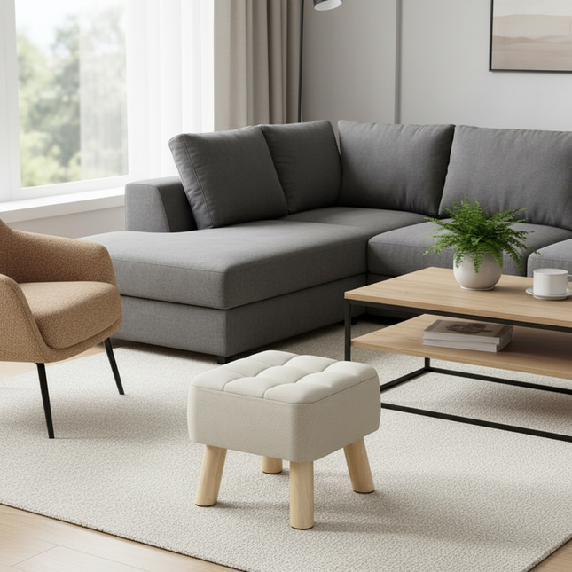 Foot rest Corridor home decoration furniture Small wooden stools Sofa foot rest stools - gallery 1