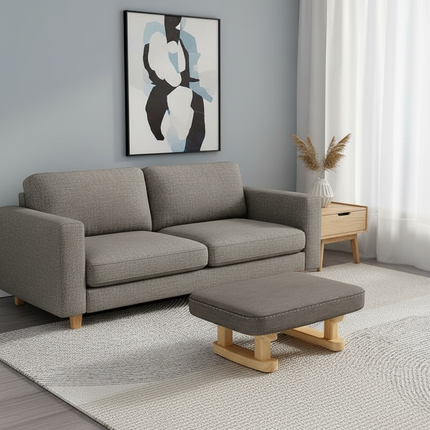 Colorful Small Wooden Stool with Non-Slip Pad Footrest Seat Square Household Living Room Hallway Sofa Tea Stools - gallery 1