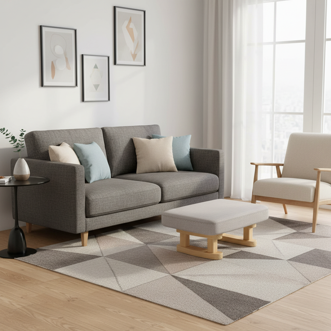 Creative Small Wooden Chair Household Shoe Change Stool Soft Bag Low Stool Office Small Stool Shoe Change Stool Door - gallery 1