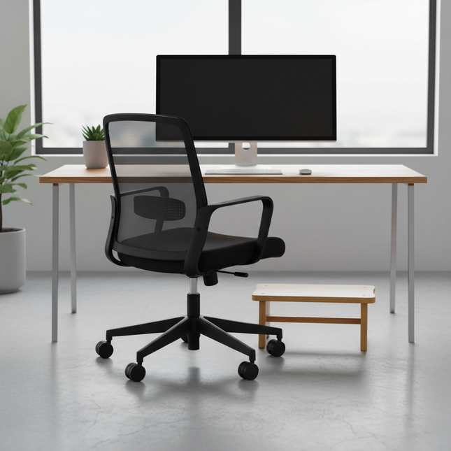 Bamboo Foot Stool Bedside Vintage Step Stool Foot Rest Under Desk Anti Slip Step Stool For Home Bedroom Bathroom Office Kitchen - gallery 1