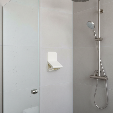 Non Perforated Bathroom Foot Pedal Non Slip ABS Shower Foot Rest Wall Mounted Rest Shaving Leg Step Aid - gallery 1