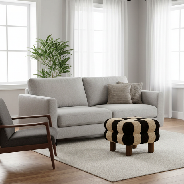 UVR Light Luxury Shoeshine Bench for Home Use Doorway Entrance Wearing Shoes Chair Living Room Sofa Footrest Chair Dresser Chair - gallery 1