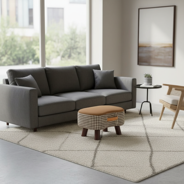 Sofa Footrests Soft Bag Chair Simple Change Shoes Stool Living Room Coffee Desk Footrest Repose Stools Small Table Low Chairs - gallery 1