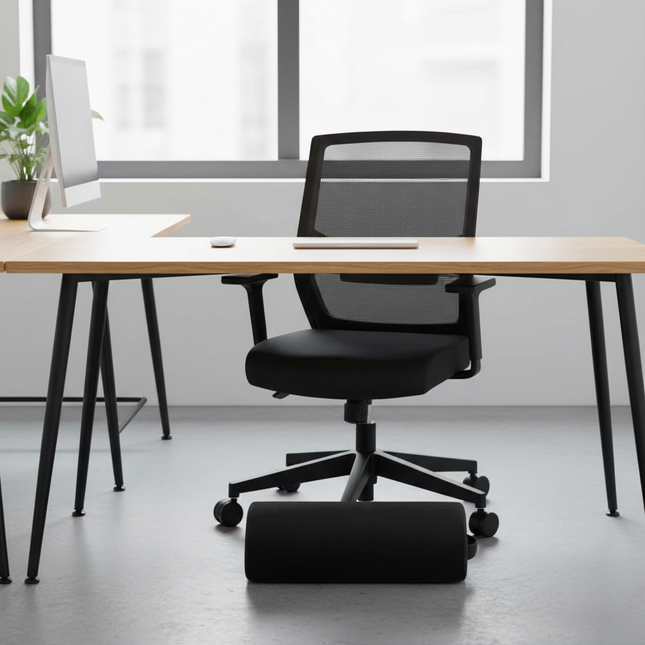 Under Desk Foot Rest Memory Foam Ergonomic Foot Stool Extendable Height Strong Support Footrest Pillow For Offices And Game - gallery 1