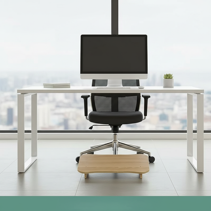Under The Office Desk Footstool Wooden Foot Rest Stool Under Desk Footrest  Furniture Support Stepping Stool Pain Relief Office - gallery 1