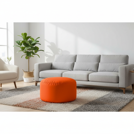 foot rest relaxing custom folding furniture wholesale round footstool makeup stools polyester sofa ottoman modern pouf chair - gallery 1