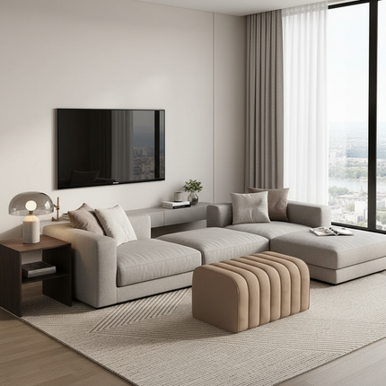 INS Velvet bench Entrance shoe bench Hotel mall hall rests feet luxury soft Footrest Room end of bed Nordic Low stool Furniture - gallery 1