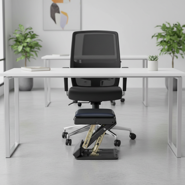 Adjustable Footrest 4-Level Height Removable Pad Ergonomic Design Universal Car Home Office Travel Portable Anti-Slip Footstool - gallery 1