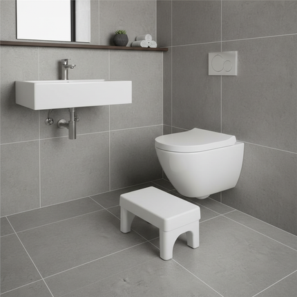 Toilet Step Stool Squat Foot for Adults Squatting Poop Posture Pooping Bathroom Potty Home Footstool Toilet Stepping Stool - gallery 1