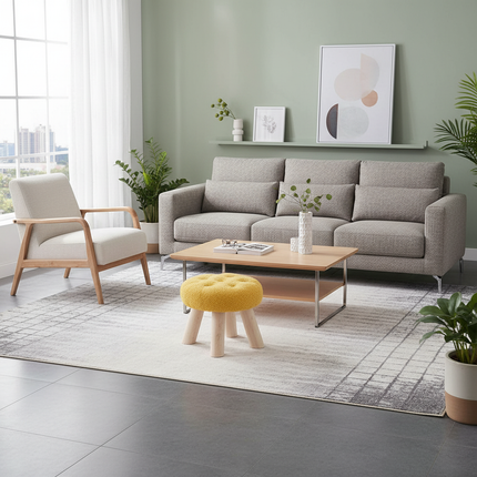 Flower Stool, Footstool, Shoe Changing Stool, Sofa, Coffee Table, Low Stool, Small Round Stool, Living Room, Bedroom - gallery 1