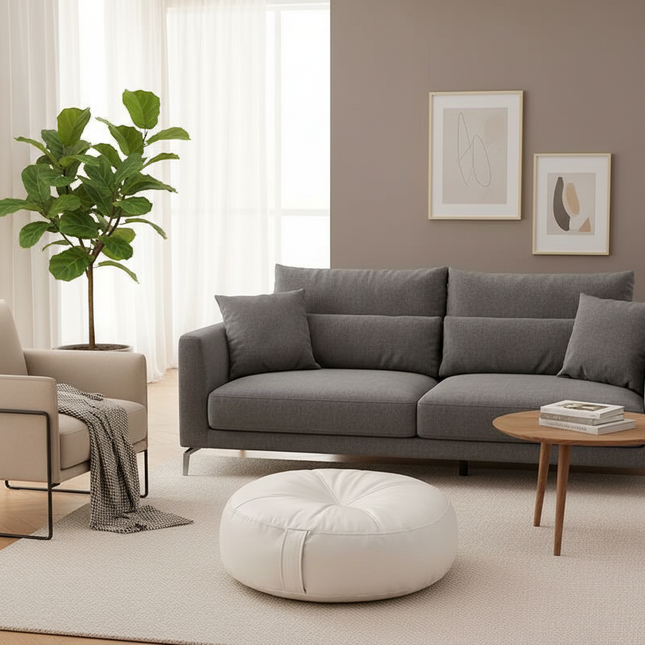 Cushion futon tatami floor footstool bay window cushion padded cushion cushion pillow small bench square round low stool - gallery 1