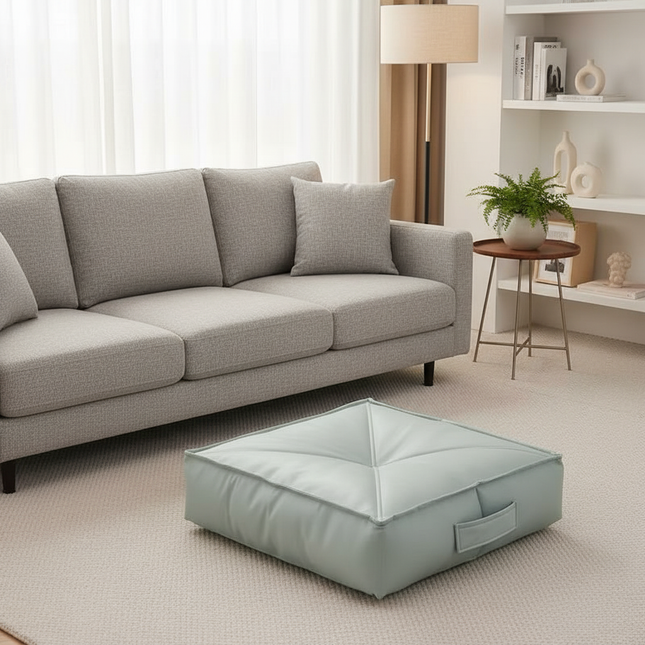 Cushion futon tatami floor footstool bay window cushion padded cushion cushion pillow small bench square round low stool - gallery 1