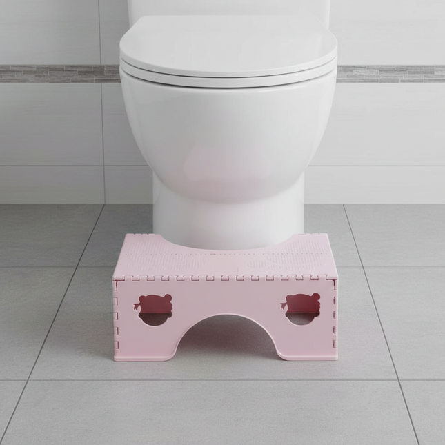 Squatting Toilet Stool Folding Proper Posture Poop Potty Stool Portable Travel Footstep With Anti-Slip Feet Adults Poop - gallery 1