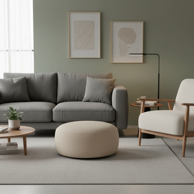 Lazy Sofa Ottoman Foot Stool Cover No Inner Modern Designed Footstool Side Table Chair Stool Versatile Low Stool Sofa - gallery 1