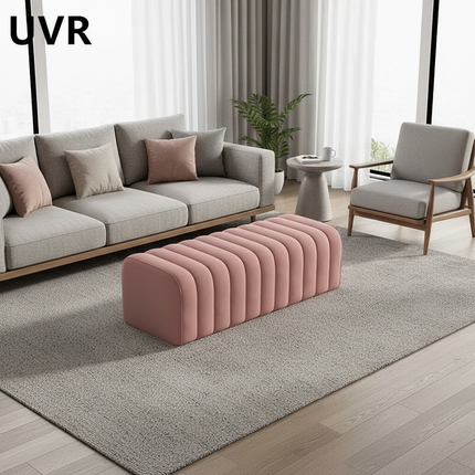 UVR Light Luxury Shoeshine Bench Modern Simple Doorway Entrance Chair Bedroom Bedside Bench Living Room Sofa Footrest Chair - gallery 1