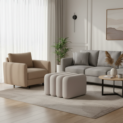 UVR Shoe Changing Bench Light Luxury Doorway Entrance Chair Living Room Sofa To Footrest Chair Bedroom Bed End Bench Furniture - gallery 1