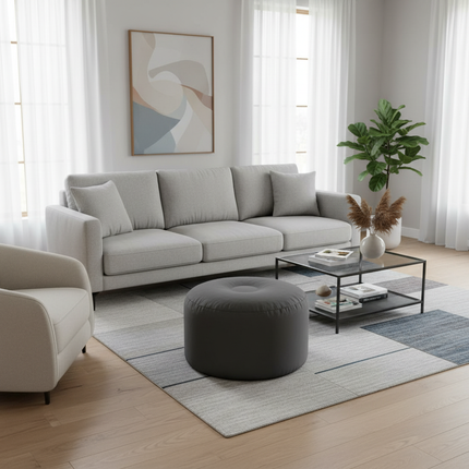 foot rest relaxing custom folding furniture wholesale round footstool makeup stools polyester sofa ottoman modern pouf chair - gallery 1