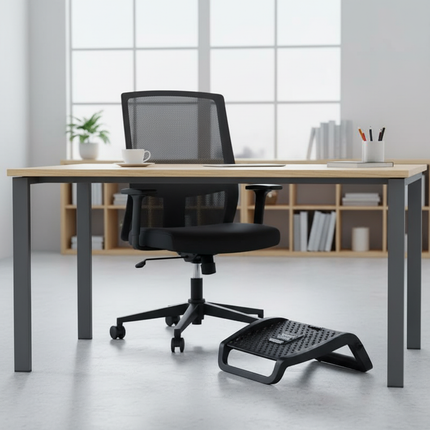 Ottoman Anti-tilting Erlang Legs Six-gear Adjustable Footstool Office Table Foot Pedal - gallery 1