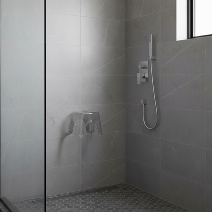 Clear Shower Foot Stool Non-slip Waterproof Transparent Stool Clear Stool for Bathroom Bedside Small Shower Spaces Corner Bench - gallery 1