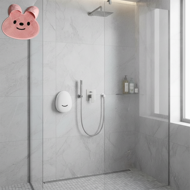 Rabbit foot rubbing, foot washing, foot massage, foot pad, bathroom scrubbing, anti-slip pad, shower room floor mat - gallery 1