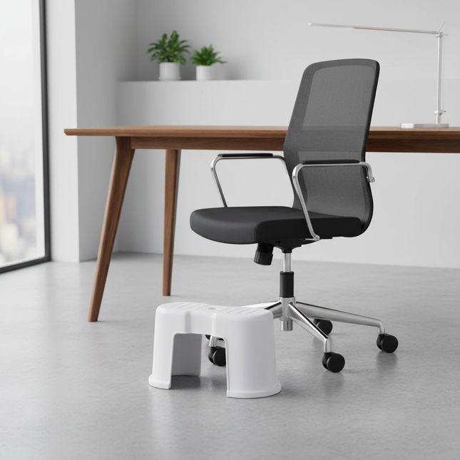 2PCS Stool Toilet Step Foot Bathroom Footstoolsmall Ladder Squatting Footrest Shower Stepping Shaving Supplies Potty Holder - gallery 1