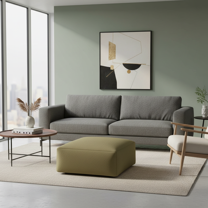 Lazy Sofa Ottoman Foot Stool Cover No Inner Modern Designed Footstool Side Table Chair Stool Versatile Low Stool Sofa - gallery 1