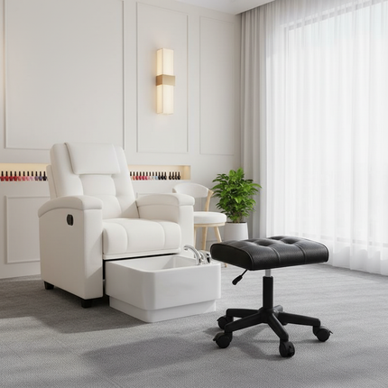 Nap Rest Foot Lift Footstool, Sofa Office Footstool Home Cushion Footstool - gallery 1