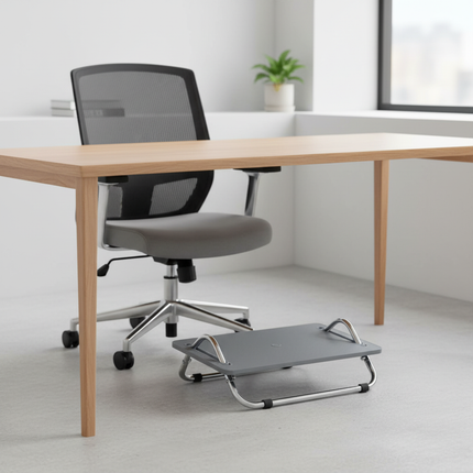 Ergonomic Multifunctional Foot Rest Stool Office Footrest with Non-Slip Base Workspace Essential for Posture Correction - gallery 1