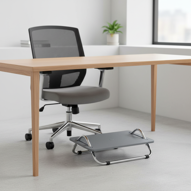 Ergonomic Multifunctional Foot Rest Stool Office Footrest with Non-Slip Base Workspace Essential for Posture Correction - gallery 1