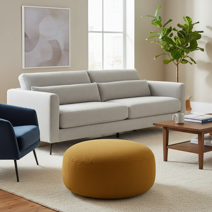 Lazy Sofa Ottoman Foot Stool Cover No Inner Modern Designed Footstool Side Table Chair Stool Versatile Low Stool Sofa - gallery 1